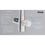 Alpok Touchless Pro Slavina - Mat Crna